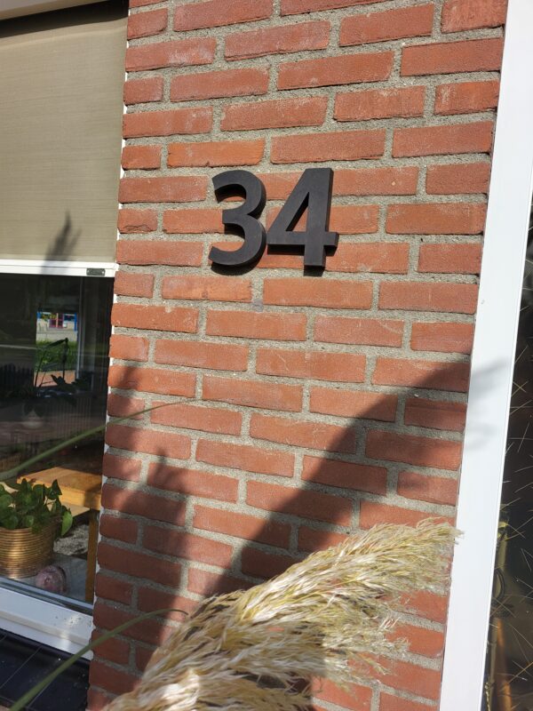 Cijfer 3 (drie) huisnummer 3D 170 mm